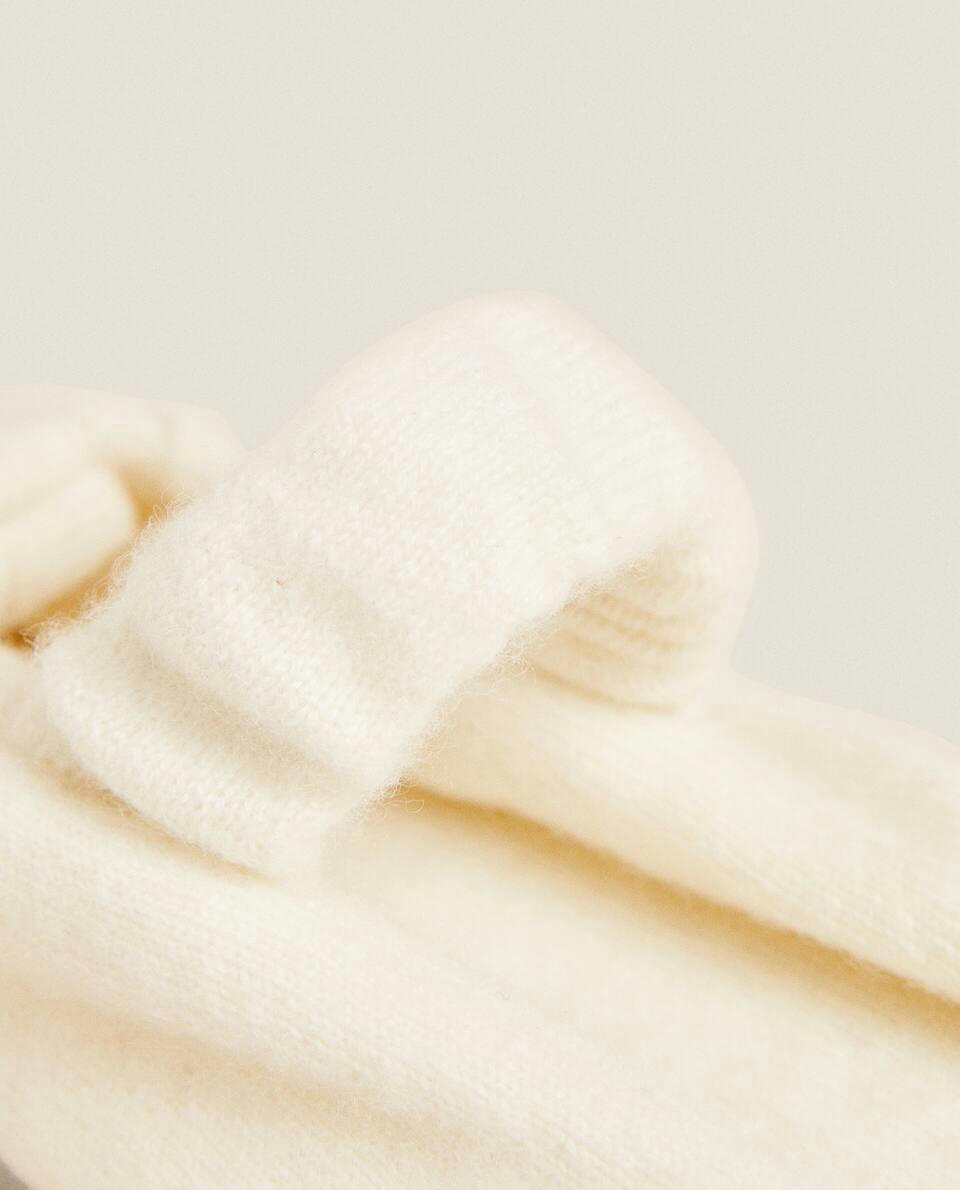 pantufas de cashmere