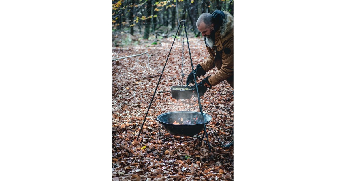 The WindmillDutch Oven 6 qt kookpan  (Zwart, Ø 31.5 cm | 5.9 liter)