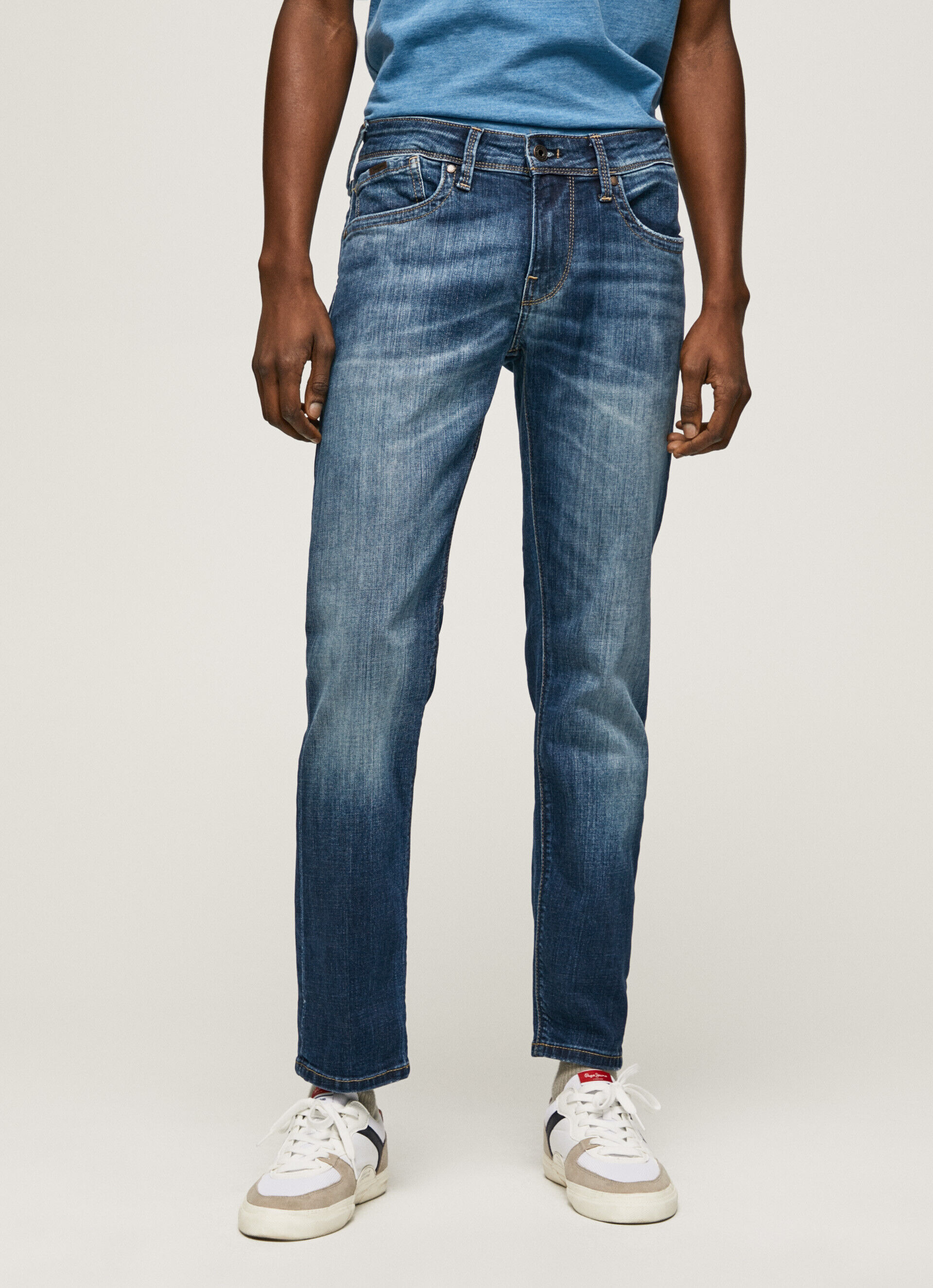 Calça jeans Hatch Fit Slim com cintura baixa - jeans