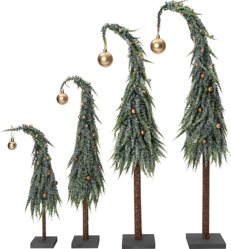 Intratuin - Decoratieboom Gnoom - Groen - D 15 H 60 cm