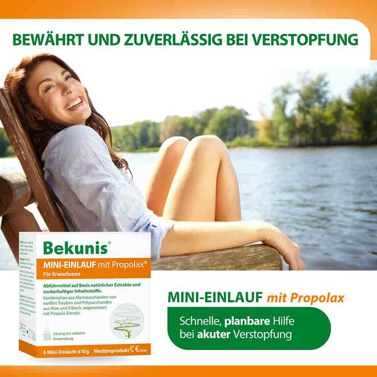 Bekunis Mini-Einlauf mit Propolax Klistiere, 6 St