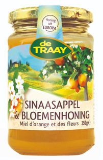 De Traay Sinaasappel & Bloemenhoning 350GR