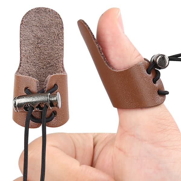 INF Justerbar enkeltlags fingerbeskyttelse for bueskyting