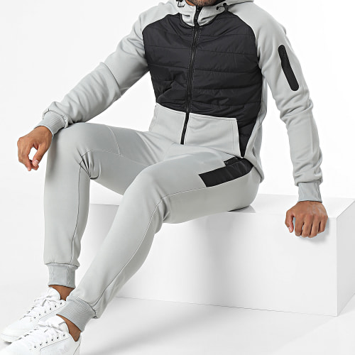 Ensemble De Survetement Gris Noir