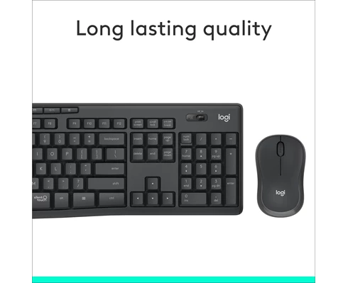 Logitech MK295 Silent Wireless Combo - GRAPHITE NORDIC