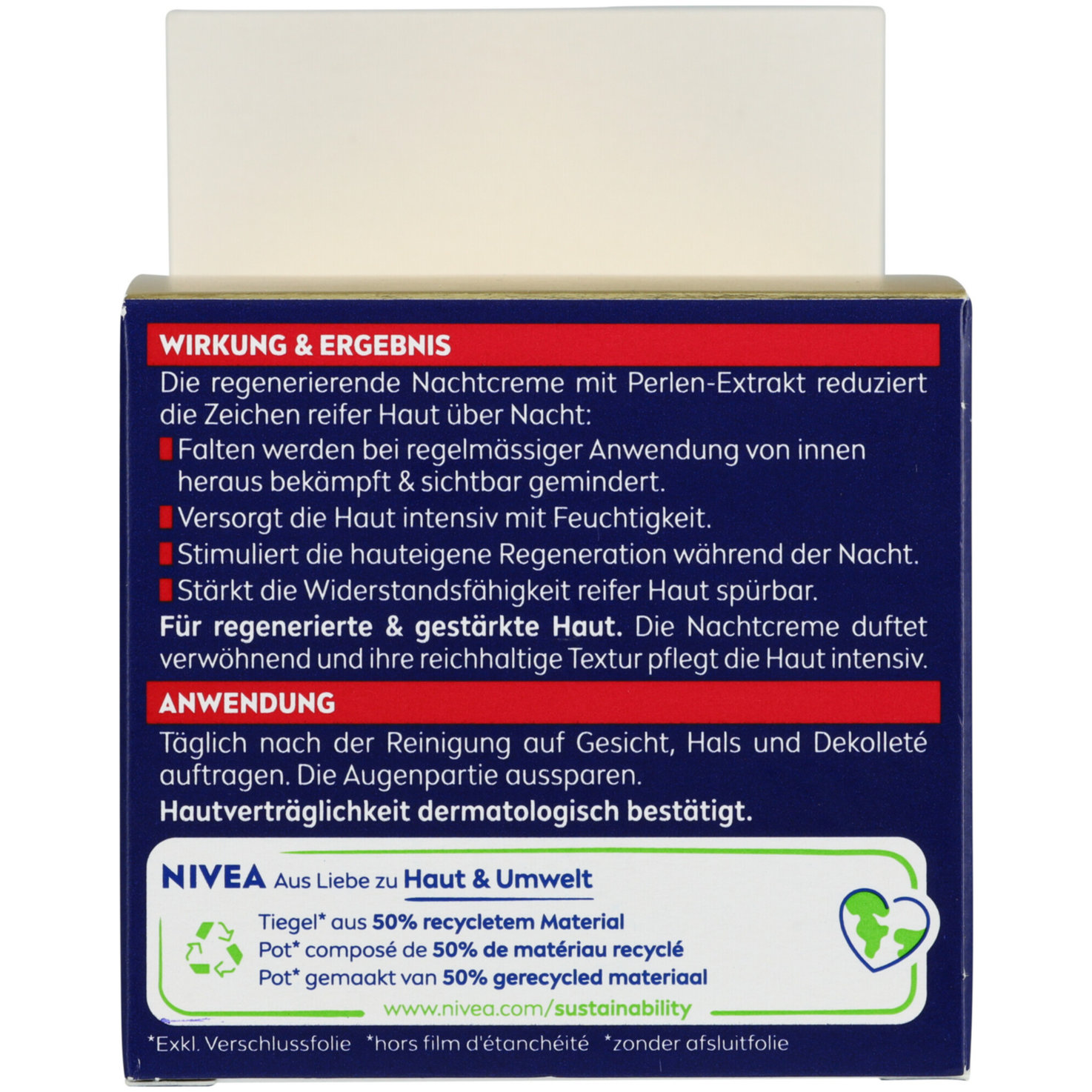 Nivea Vital Anti-Age Regenerierende Nachtcreme