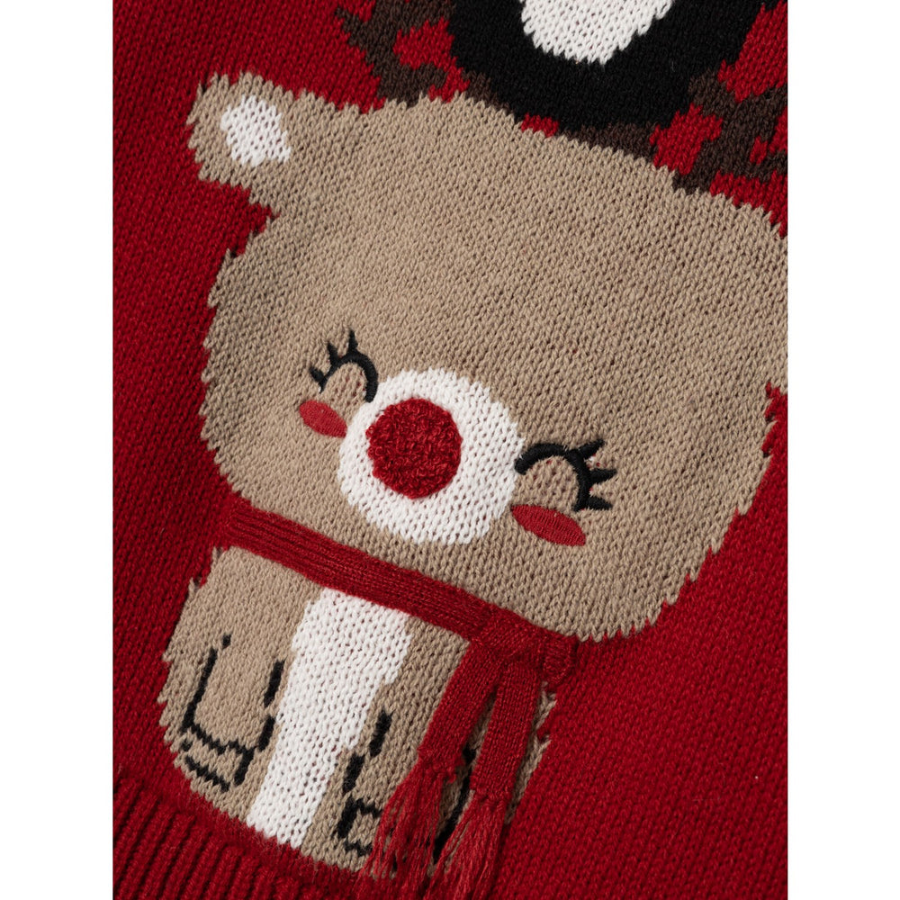 Køb Name It Jester Red Rijulle Strik Bluse