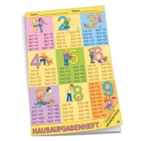 Trötsch Hausaufgabenheft Grundschule 1x1