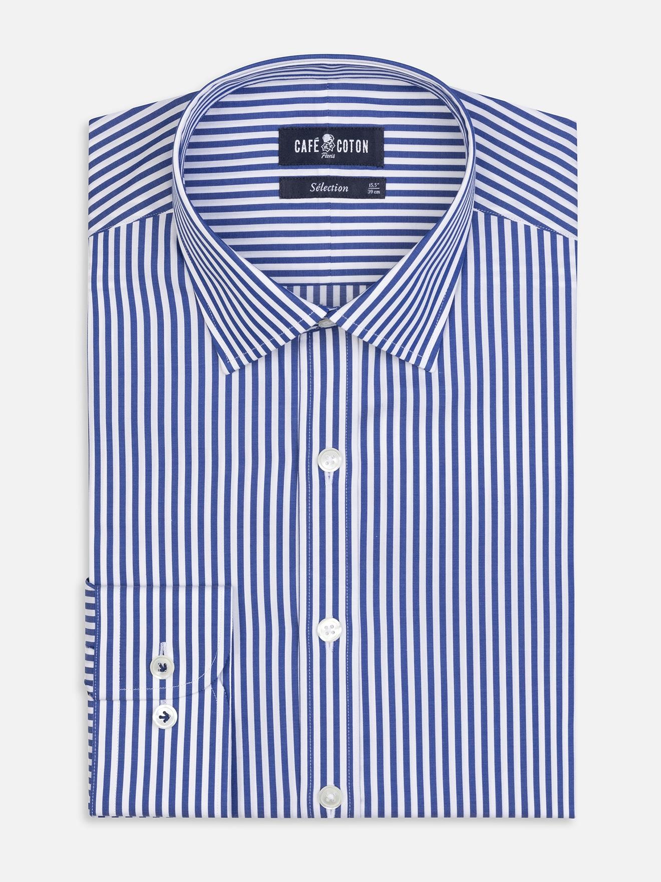Chemise Norm à rayures marine