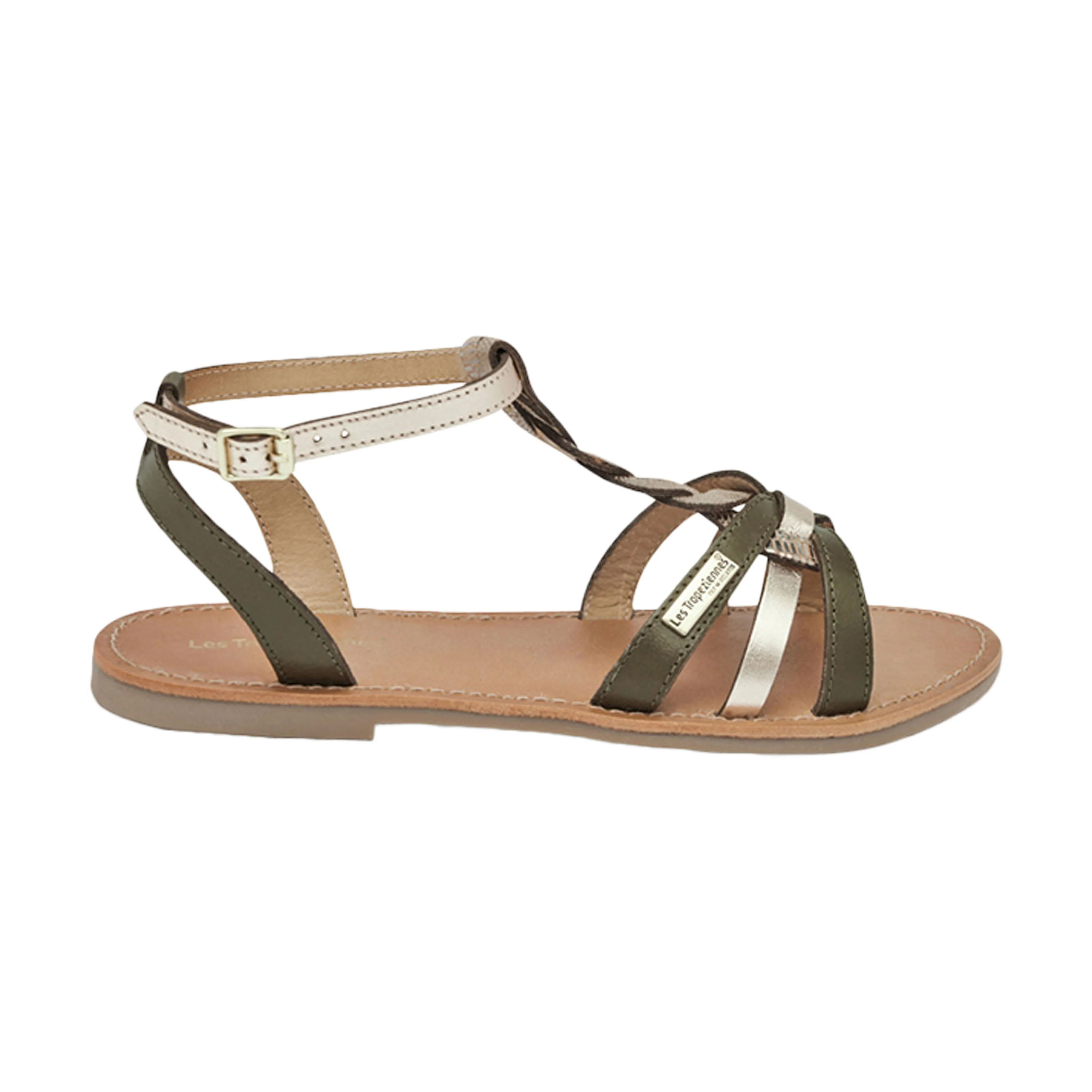 Sandales cuirpar m.belarbi hamsuni | Kaki