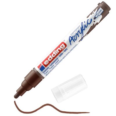Edding 5100 - Marqueur acrylique - chocolat