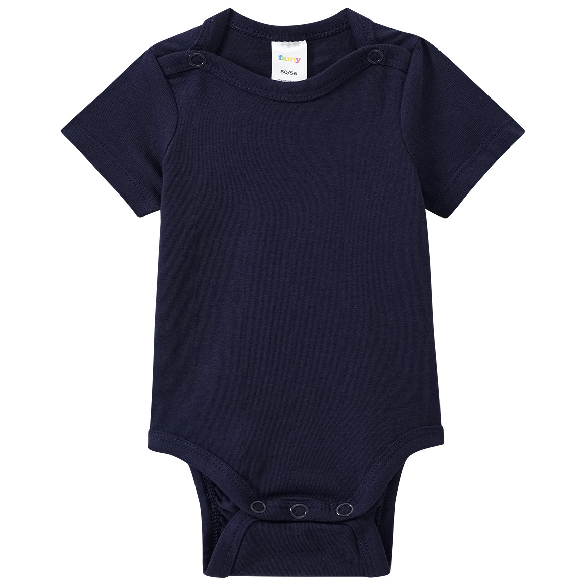Famy 3 Baby Bodys in verschiedenen Farben salbei / dunkelblau