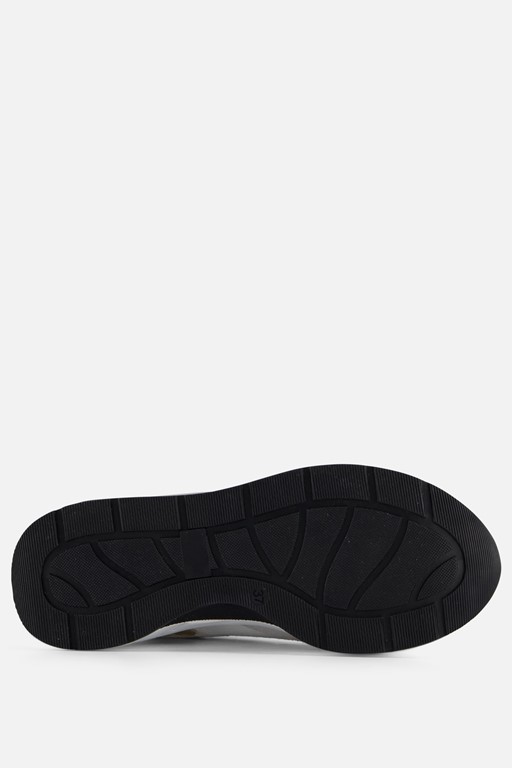 PS Poelman Sneakers wit Leer