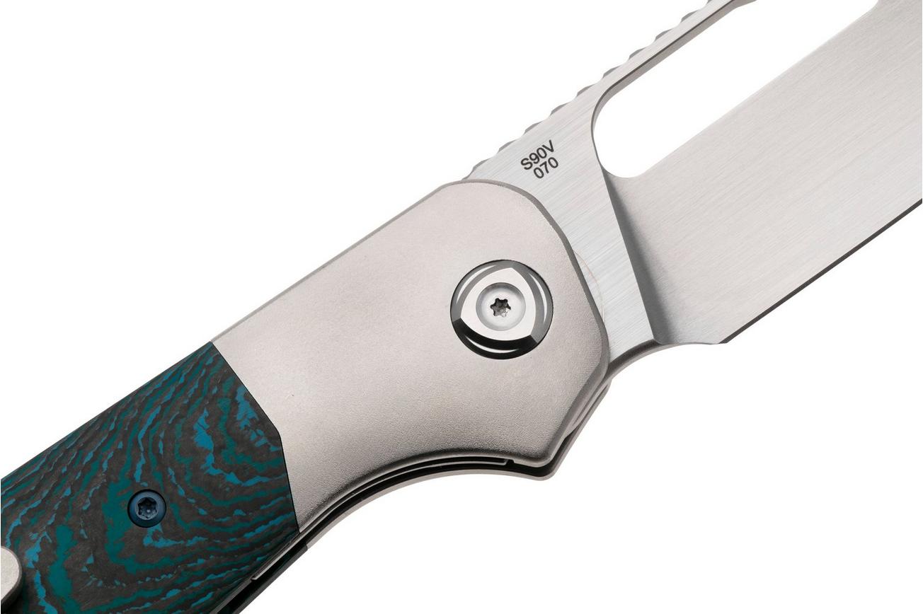 Liong Mah Field Duty 3.5 Satin S90V, Arctic Storm Carbonfiber Titanium, zakmes