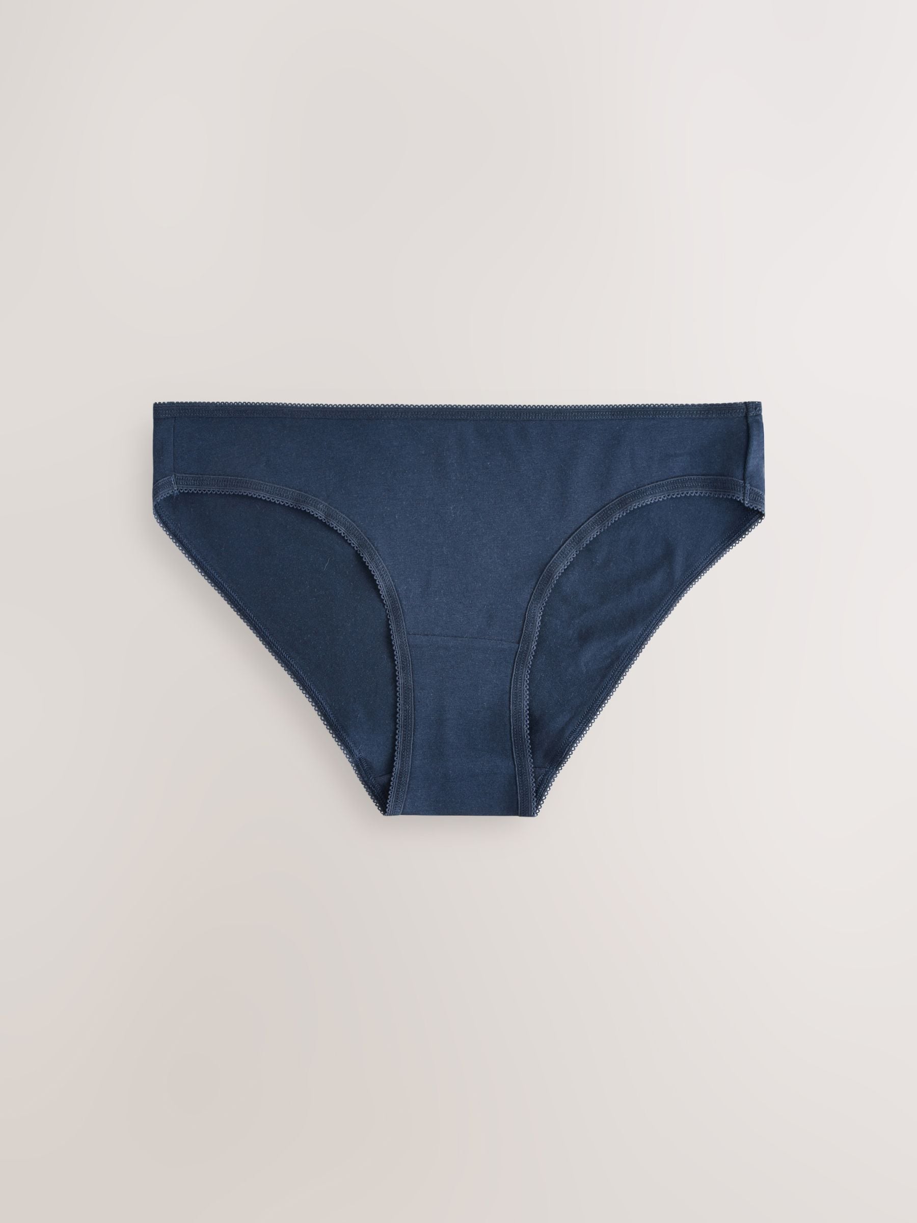Roze/blauw - Set van 7 slips met hoog katoengehalte