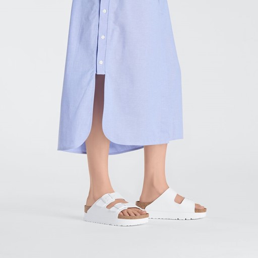 Papillio Birkenstock Arizona Slippers wit