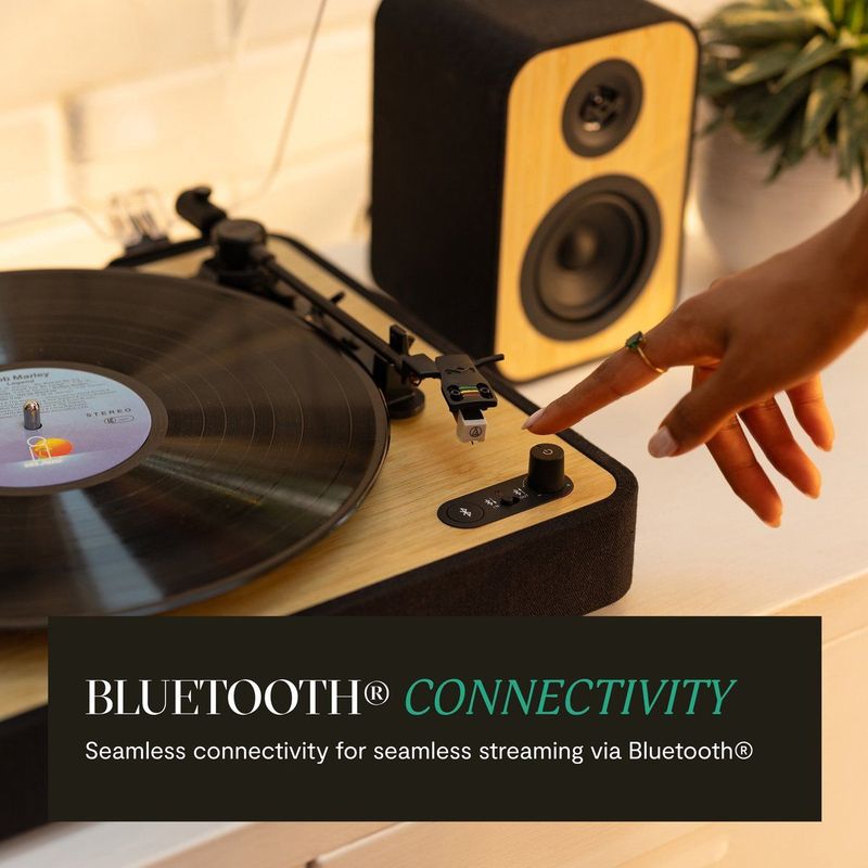 House of Marley - Revolution - Bluetooth Platenspeler - Bamboe - Duurzame Materialen