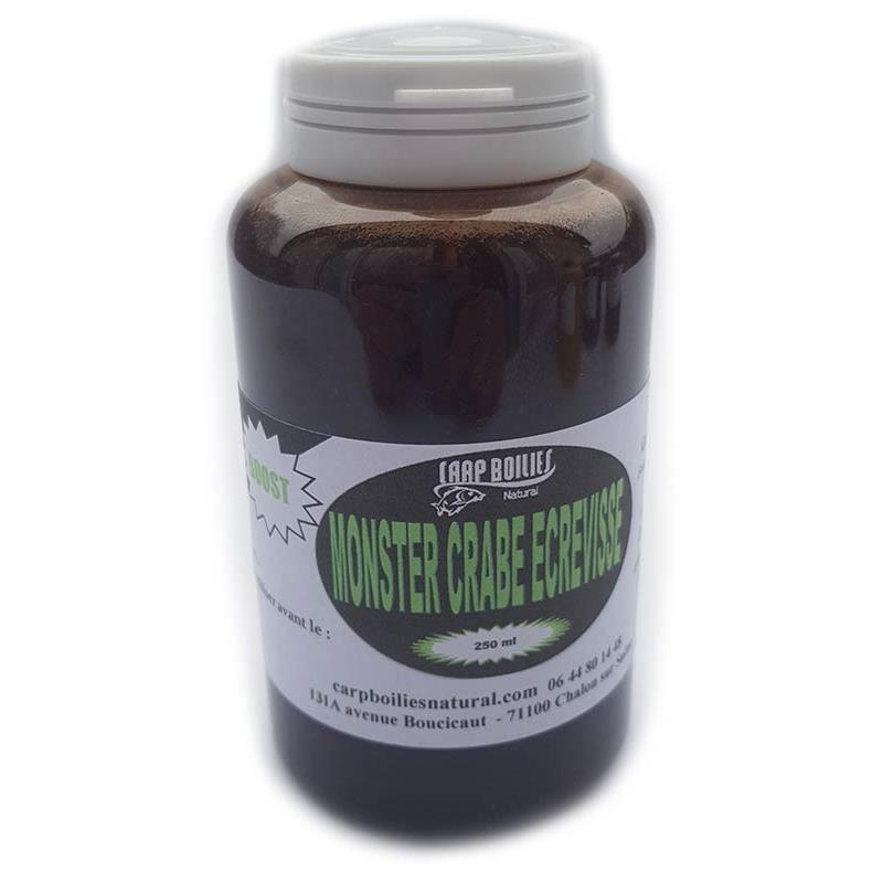 Attractant Liquide Carp Boilies Natural Monster Crabe Ecrevisse