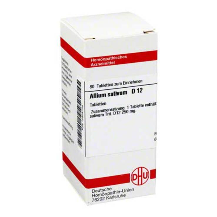 DHU Allium sativum D 12 Tabletten, 80 St