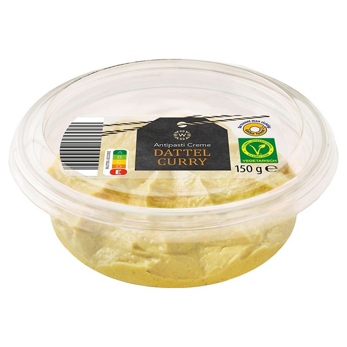 WONNEMEYER Antipasti Creme 150 g, Dattel-Curry