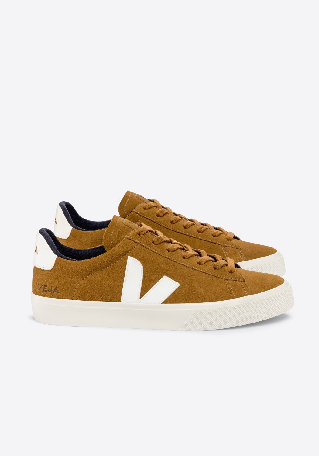 Veja Sneaker Campo Suede Camel White