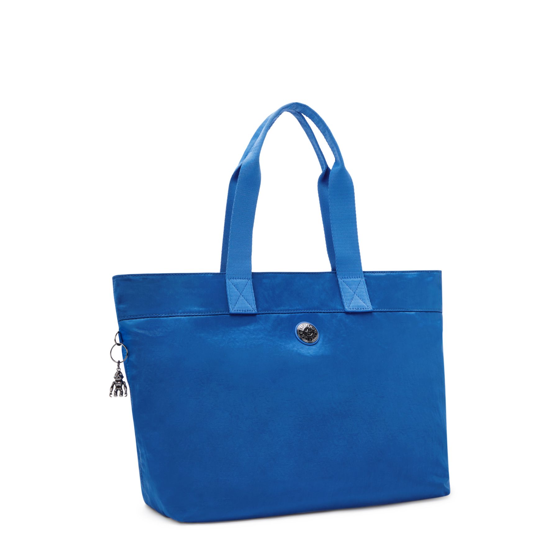 COLISSA Grand fourre-tout avec compartiment pour ordinateur portable - Satin Blue