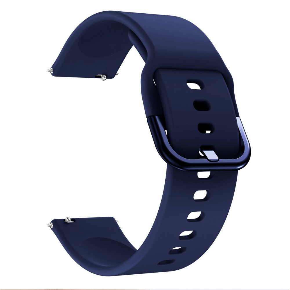 Samsung Galaxy Watch 4 Classic (42mm) Silikon Sport Armband mit Dornschliesse (Gelenkumfang: 155-195mm) - Dunkelblau