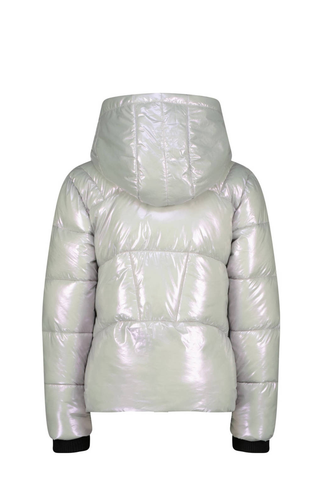 Raizzed gewatteerde winterjas Marly zilver metallic