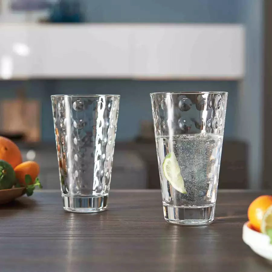 Leonardo Trinkgläser Optic 200 ml 6er Set transparent