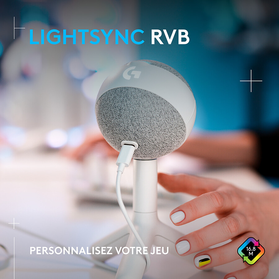 Logitech G Yeti Orb - Blanc cassé