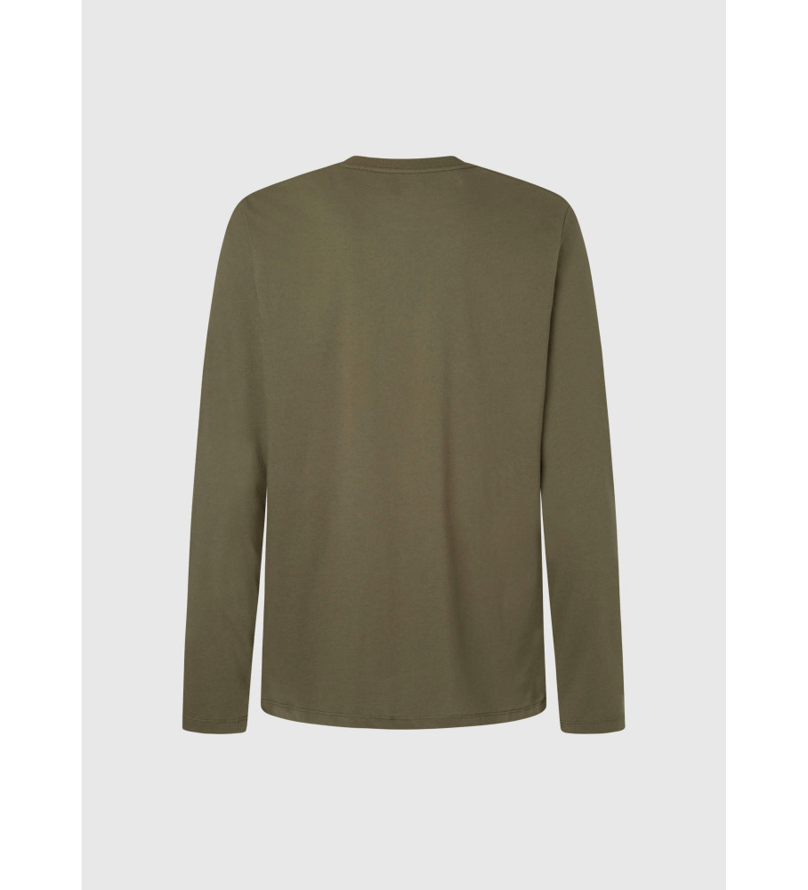 Camiseta longa verde Pepe Jeans Eggo