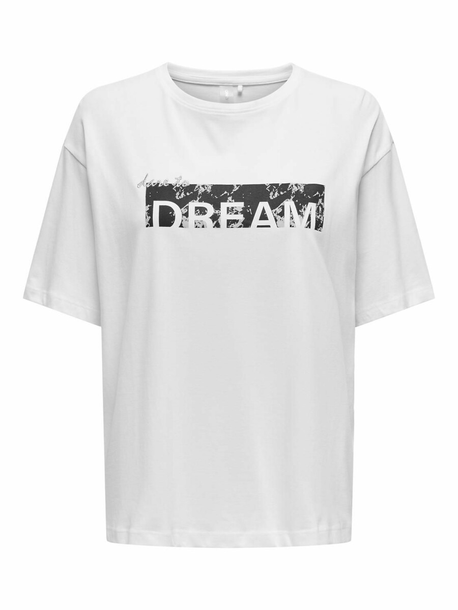 ONLY PLAY<br>Camiseta Space Life, modelagem solta e gola redonda