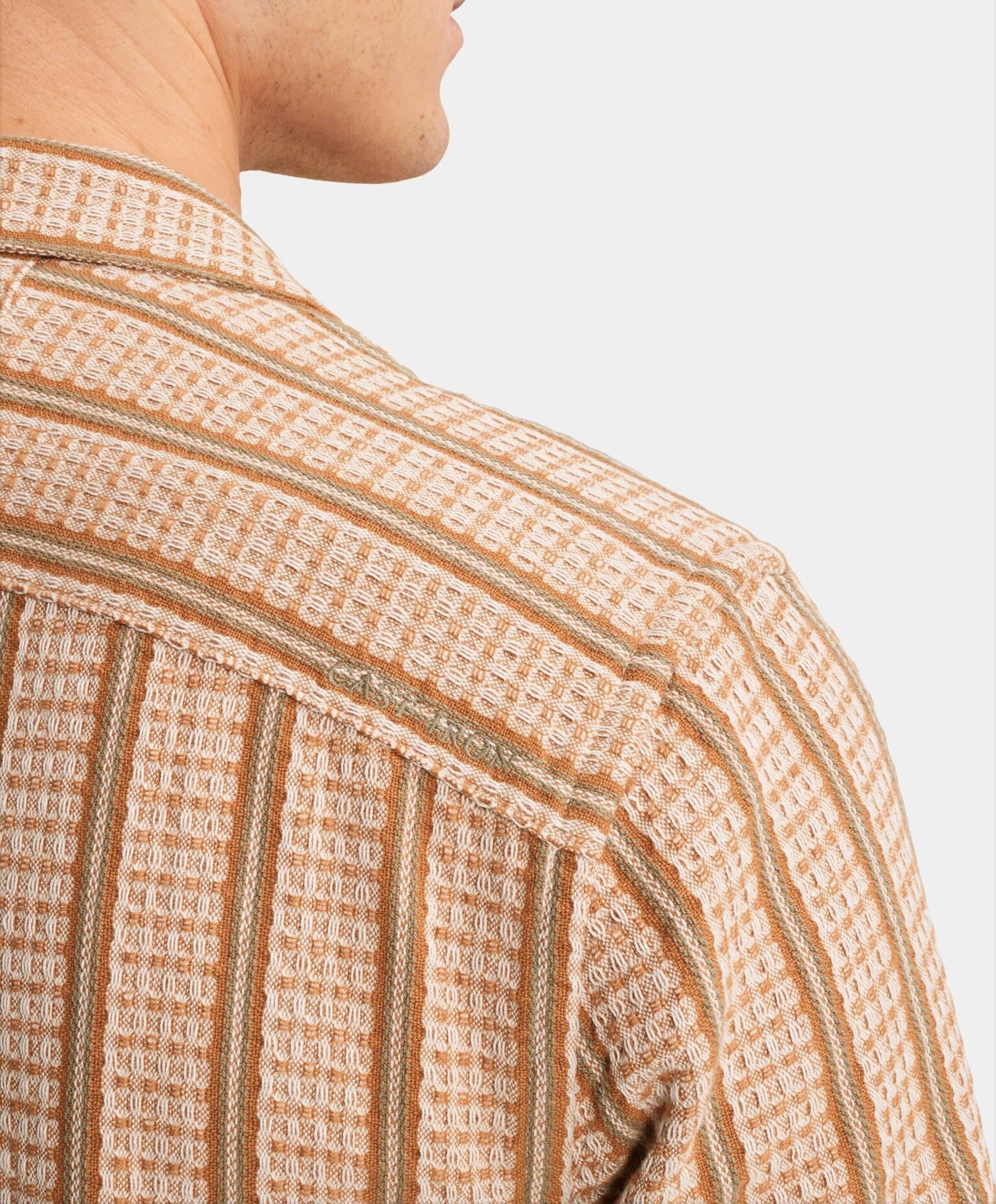 Cast Iron Heren overshirt oranje