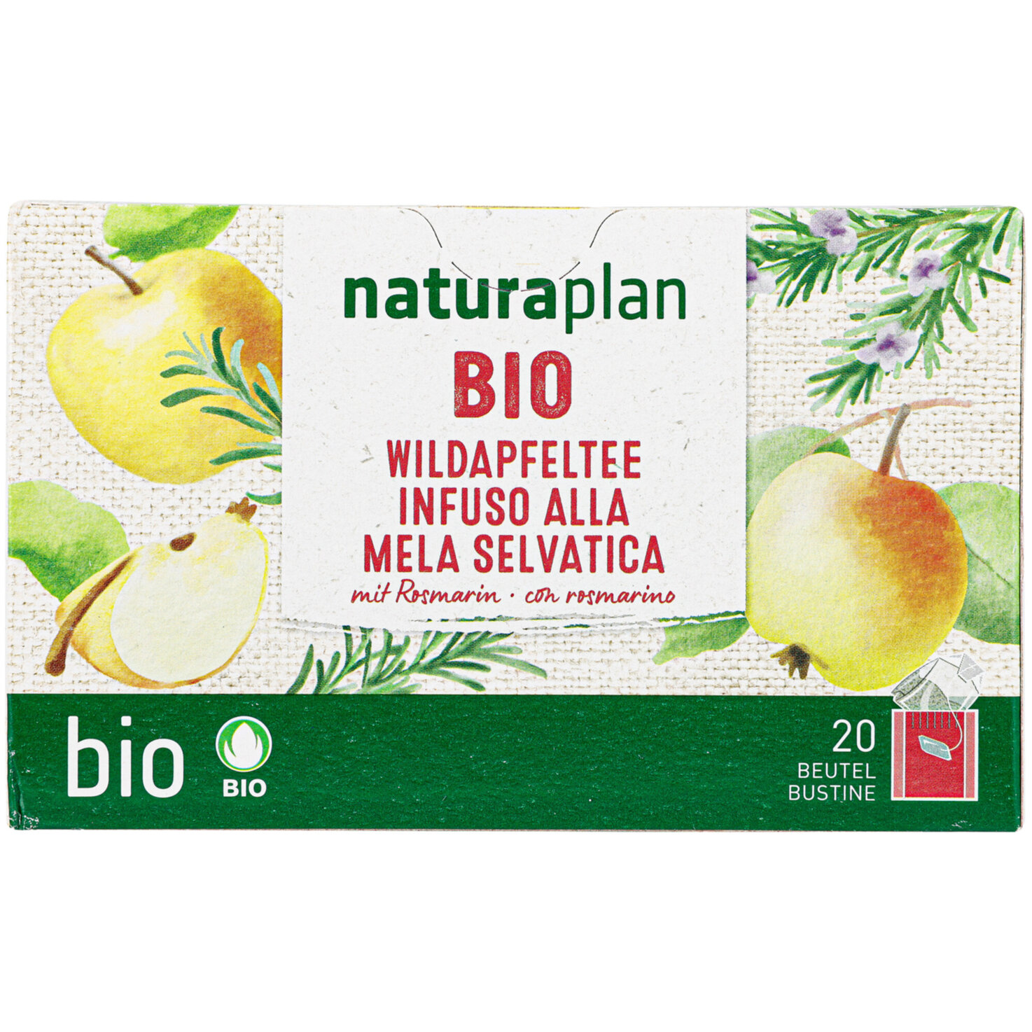Naturaplan Bio Wildapfeltee 20 Beutel