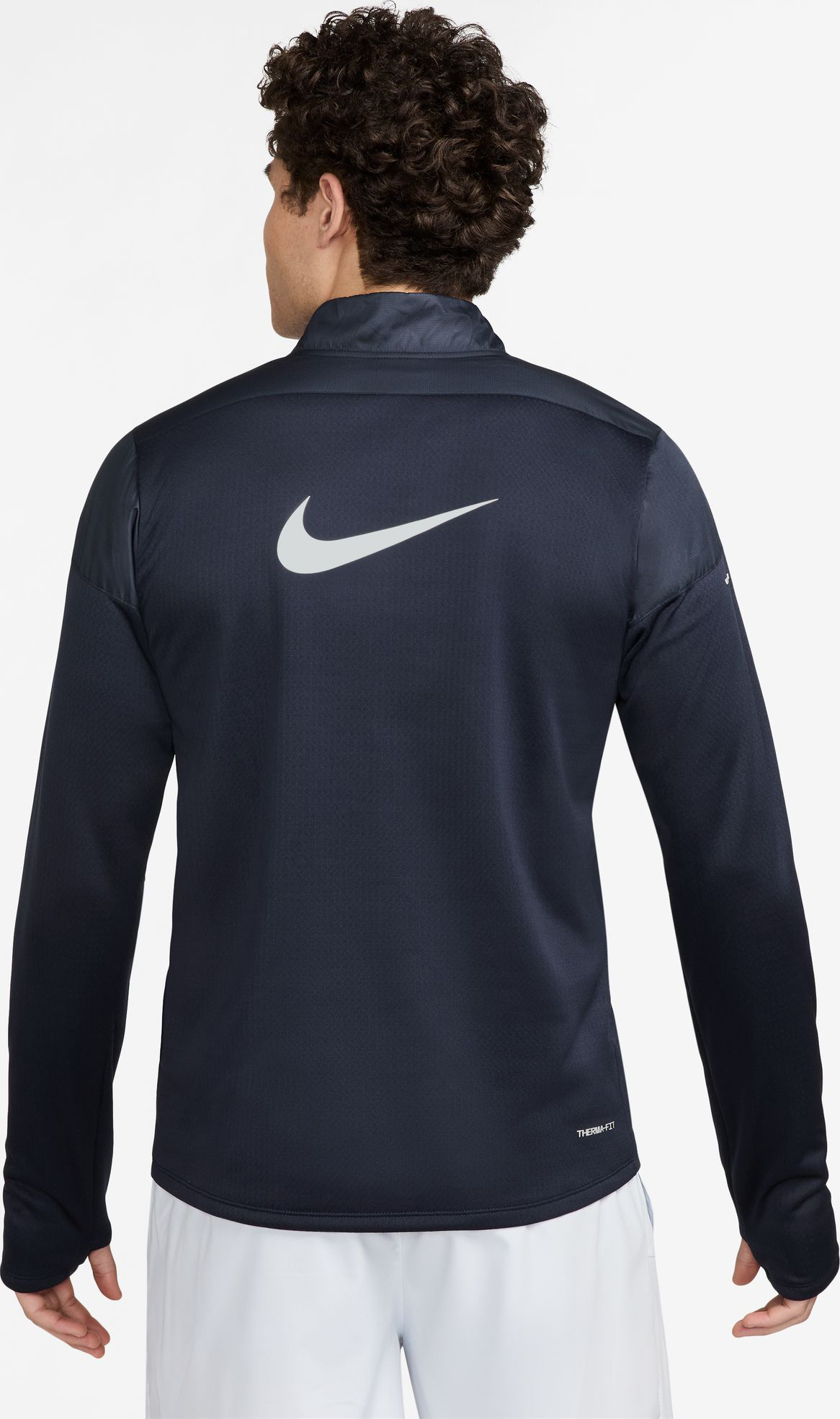 Sphere Element 1/2-Zip Running Top Herre 451/Obsidian/Reflective Silver