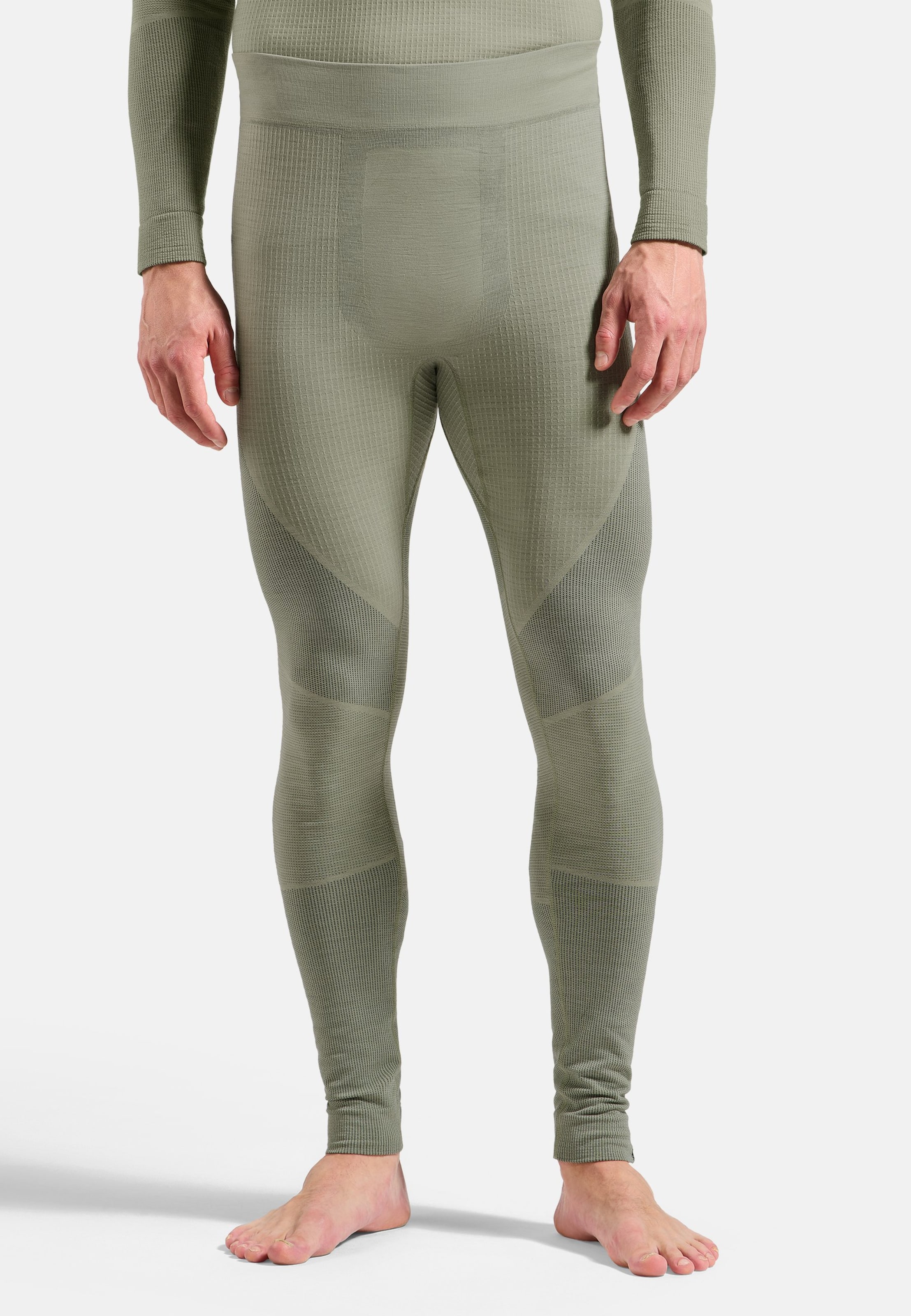 Lange Seamless Performance Wool Funktionstights in shadow