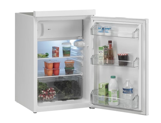 MODERNA - Kitchenette METALLINE éléments bas 120x60 Blanc Glacier