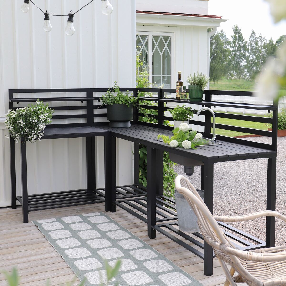 Utekjøkken modul 90 x 60 cm, 2 stk