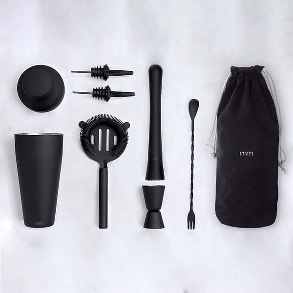 Bartender Kit med Shaker & Tilbehør - Barsett / Cocktailsett