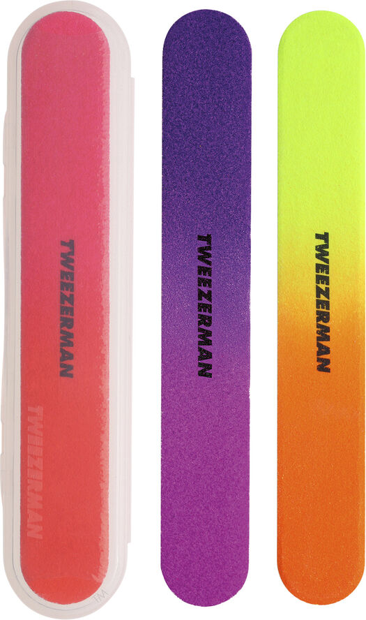 Tweezerman Neglefile neonfarvet