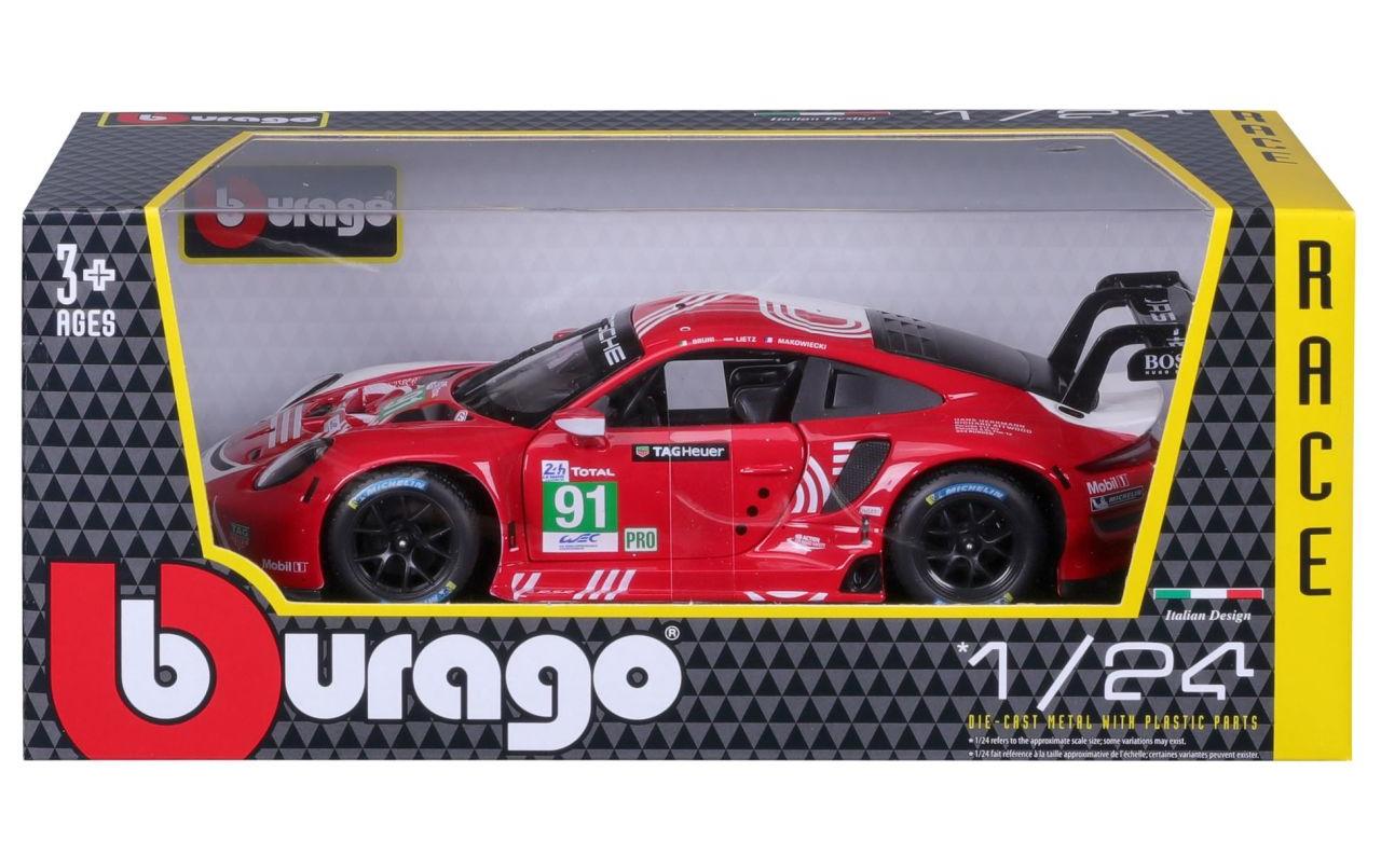 Race Porsche 911 RSR LM Rot 1:24Sammlermodell im Massstab 1:24