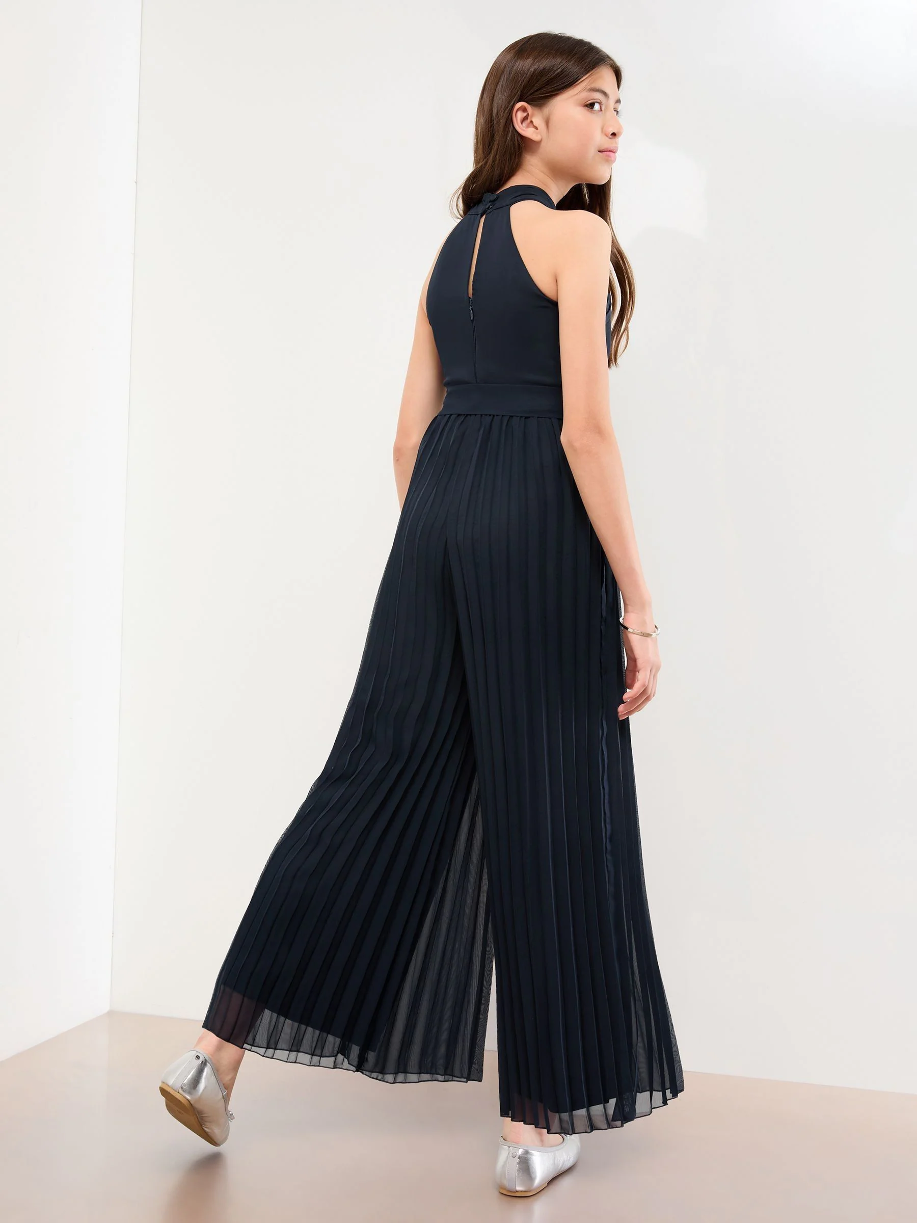 Lipsy jumpsuit met gedraaide halternek voor speciale gelegenheden (5-16jaar)