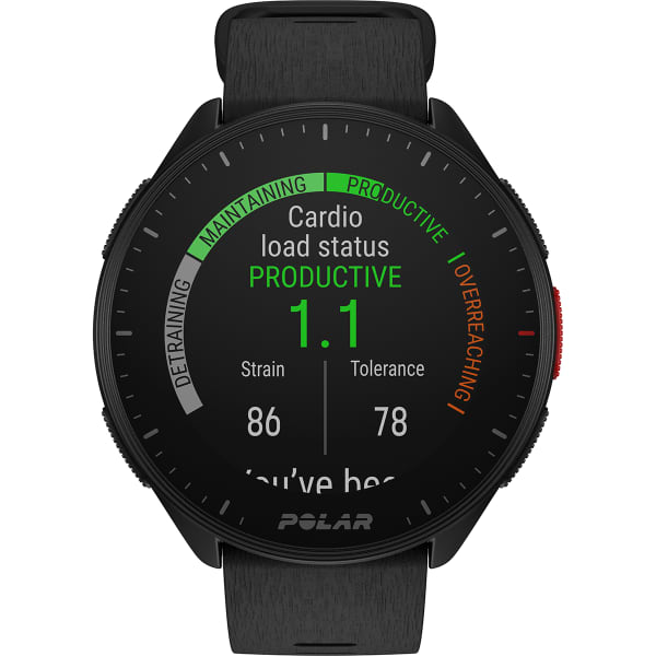 Montre cardio GPS POLAR PACER BLACK BLK/BLK