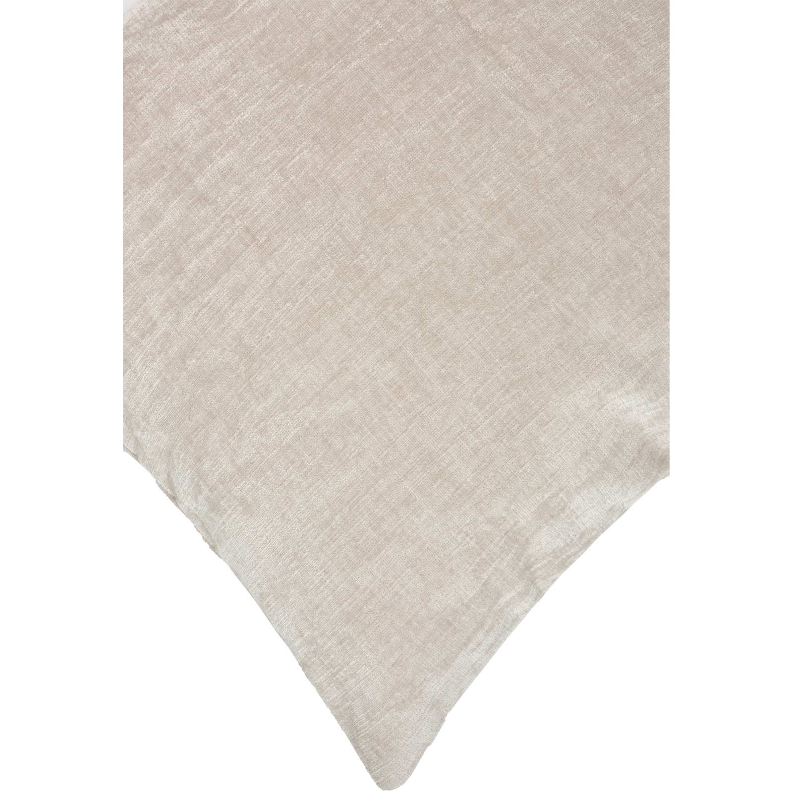 Zierkissenhülle Chenille 45 x 45 cm hellgrau