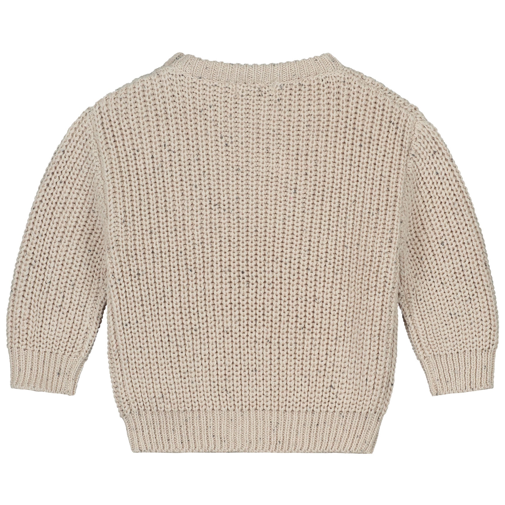 Sweet Petit baby trui Charlie lange mouwen melee beige