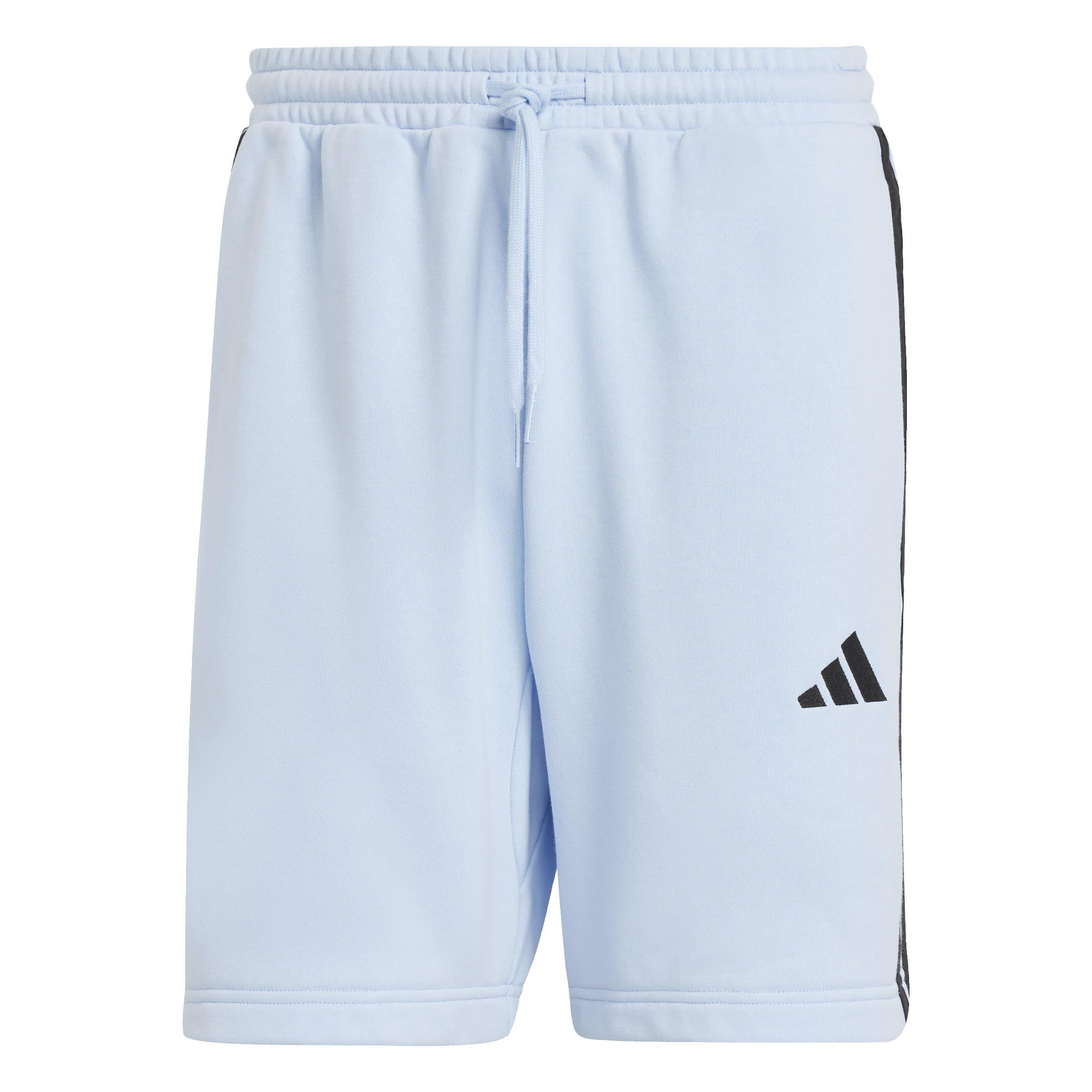 adidas Essentials 3 Stripe Fleece Shorts Mens