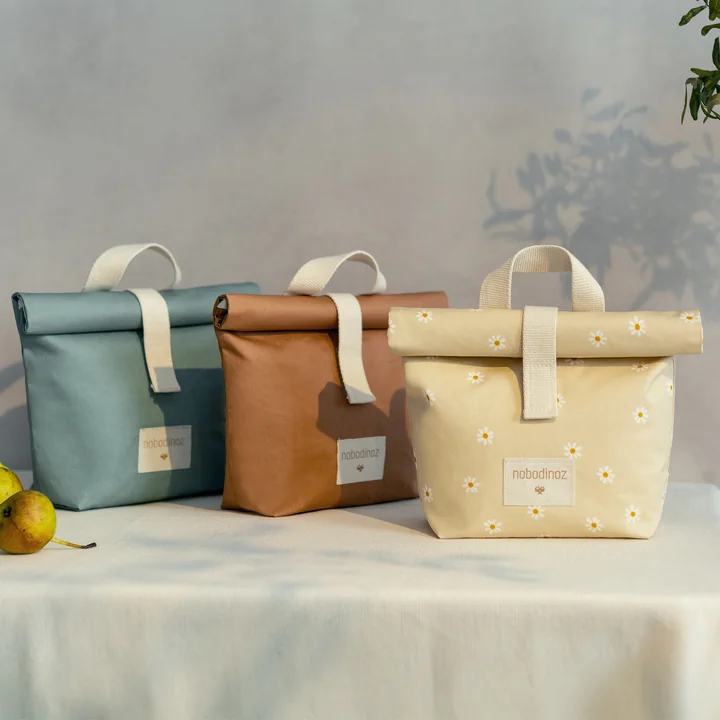Nobodinoz - Sunshine Eco Lunch Bag, eden green