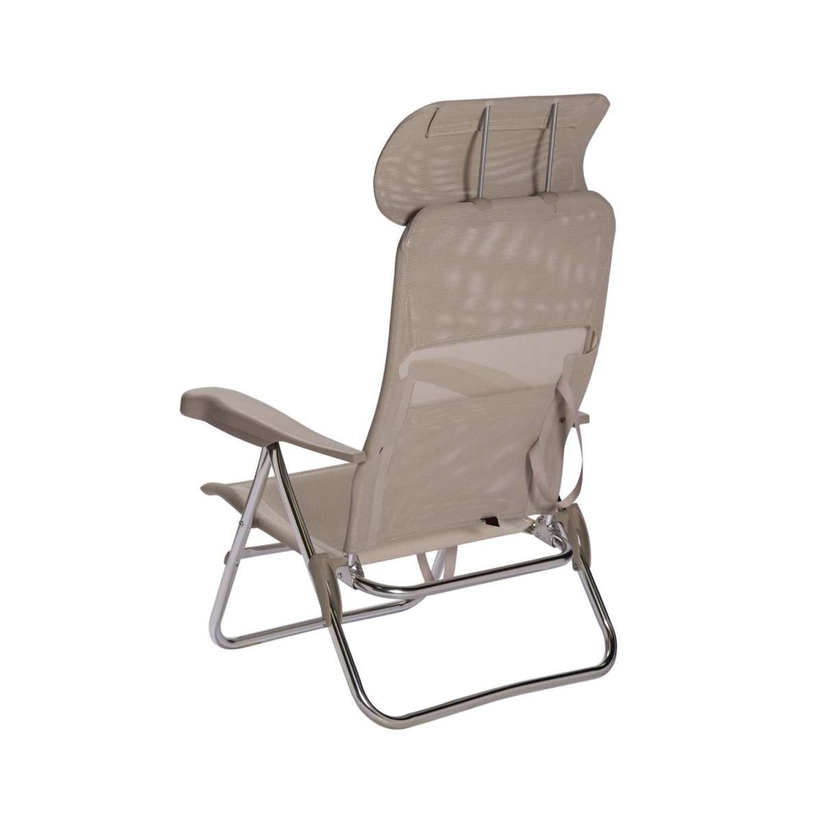 Crespo AL-205 Compact Beach Chair Strandstuhl beige