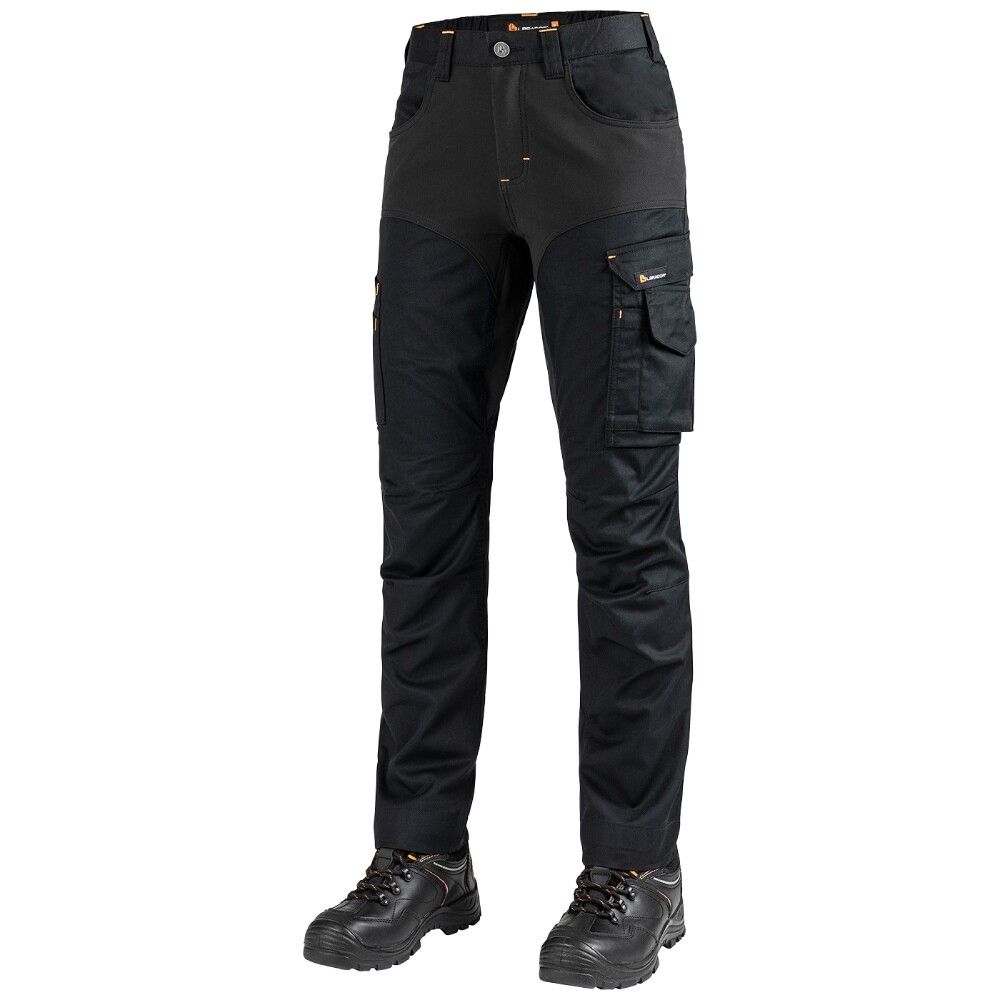 ARBEIDSBUKSE L.BRADOR 1091PB-W DAM BLACK STRL.38