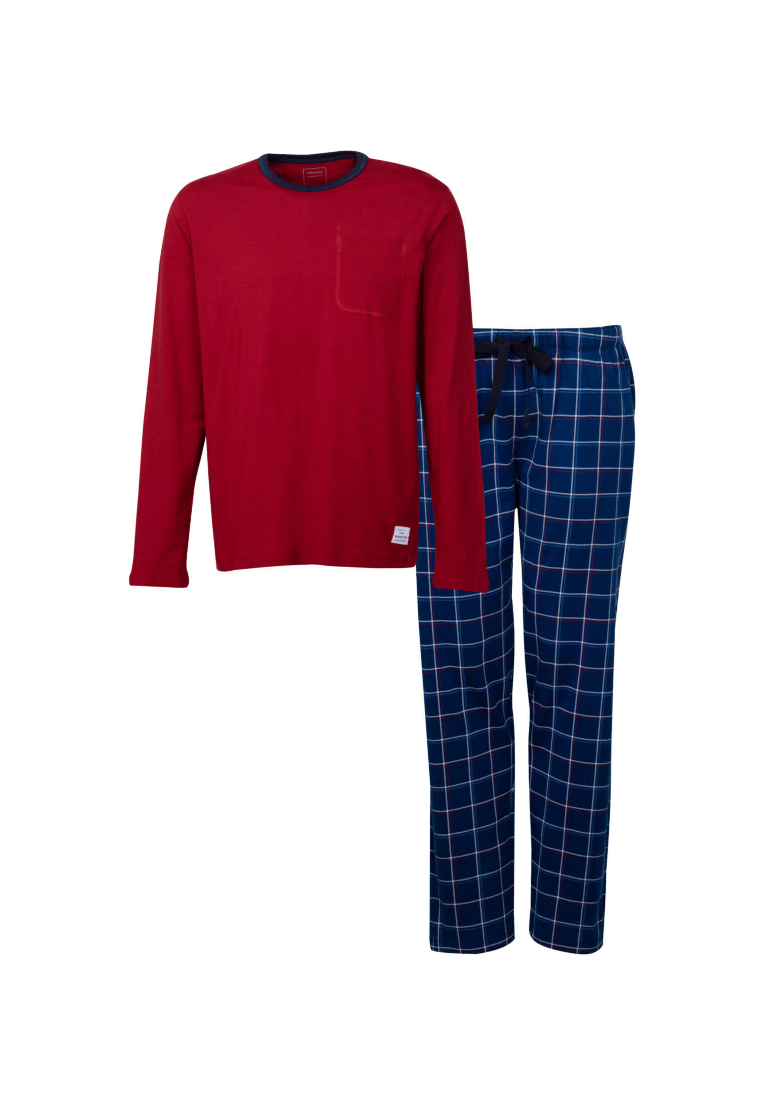 Seidensticker| Herren Pyjama Schwarze Rose